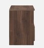 Souma Bedside Table in Regato Walnut Finish with Drawer