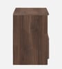 Souma Bedside Table in Regato Walnut Finish with Drawer