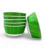 Soup Bowl Set -BANANA LEAF WHITE (4.5") , Stain Free, Glazed Finish, Pure Melamine ,6 Nos.