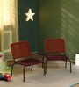 Nardini Rope and Metal Outdoor Chair ( Set of 2 )