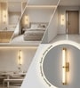 Sovereign Gold Linear Acrylic LED Wall Sconce Tri-Colour Light