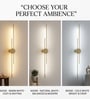 Sovereign Gold Profile Tube LED Wall Sconce Light