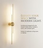 Sovereign Gold Profile Tube LED Wall Sconce Light