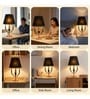 Sovereign Noir Metal & Cloth Table Lamp with Black Shade