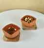 Sowpeace Premium Set of 2 Terracotta Square Serving Bowls