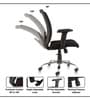 Soyuz Office Executive Mesh Chair in Black Colour