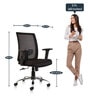 Soyuz Office Executive Mesh Chair in Black Colour