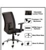 Soyuz Office Executive Mesh Chair in Black Colour