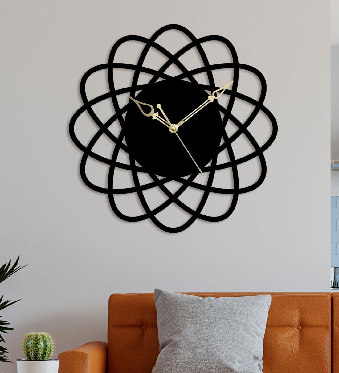 Buy Spiral Loop Iron Wall Clock By The Next Decor Online Modern Wall