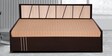 Spike Queen Size Pull-Out Sofa Cum Bed with Storage & Mattress in Beige Colour
