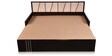 Spike Queen Size Pull-Out Sofa Cum Bed with Storage & Mattress in Beige Colour