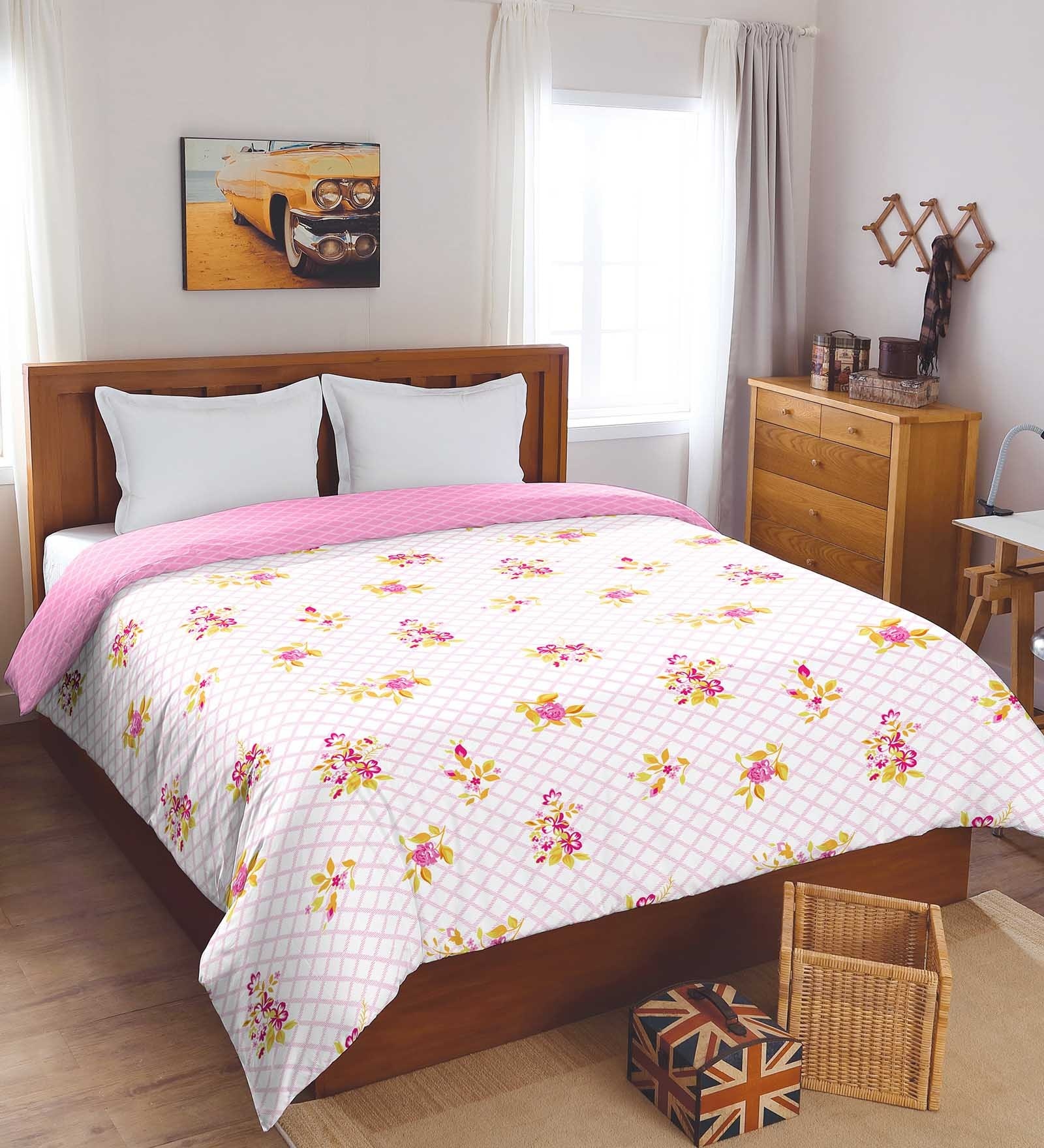 Pink Swan Print Dohar
