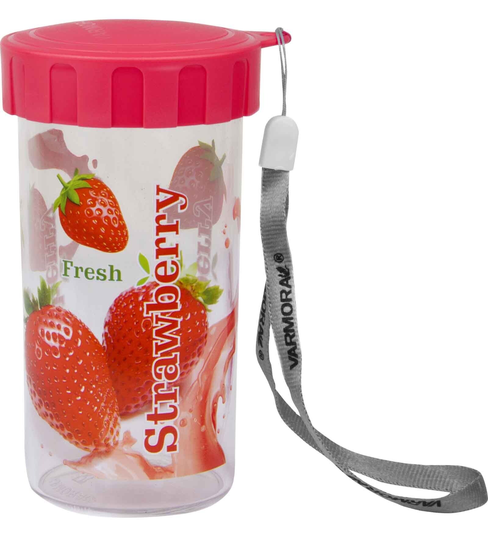 Varmora Sparkle Buddy Smart Shaker Unbreakable Polycarbonate 350 ml Shaker (Pack of 1) (Pink)