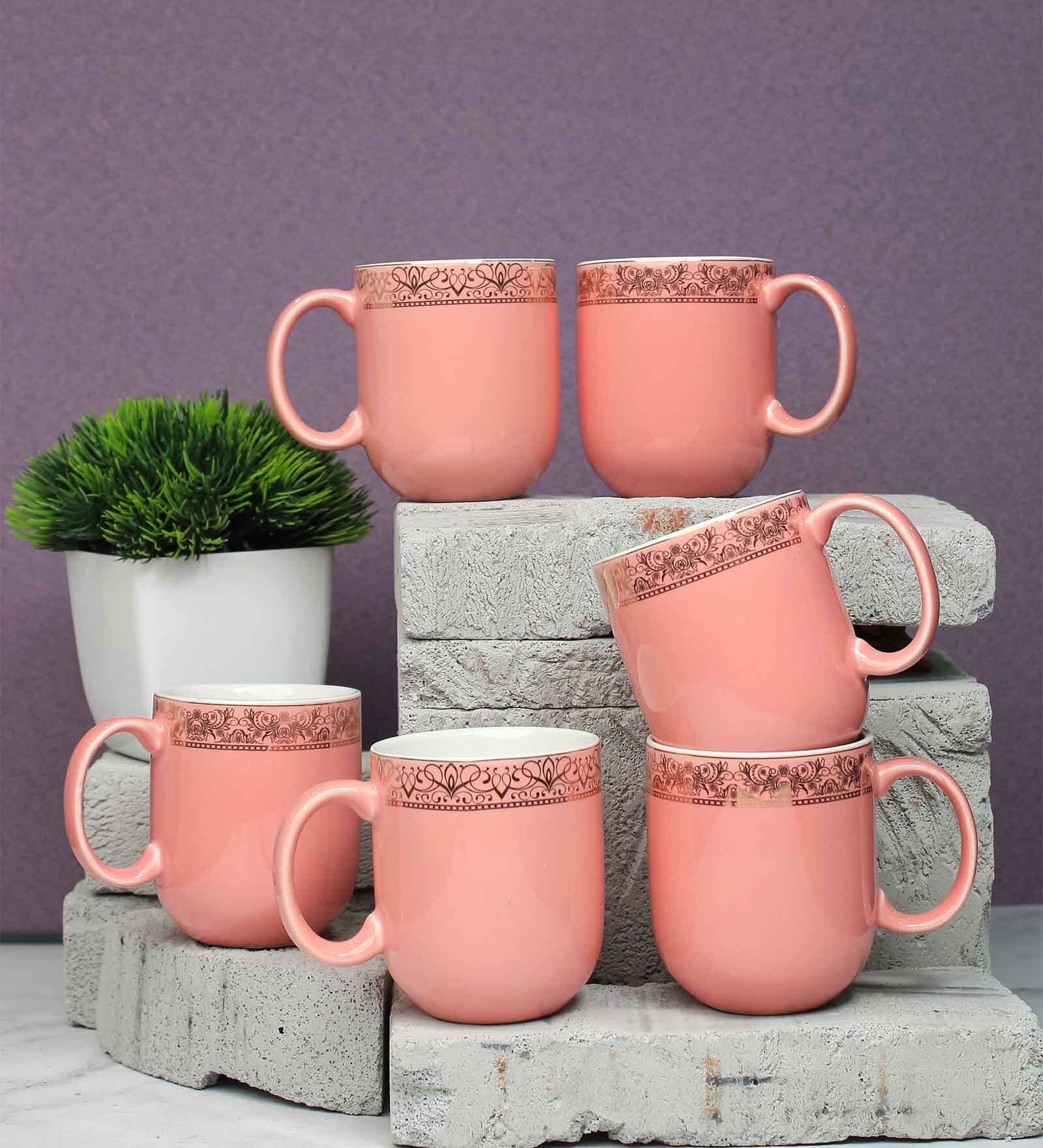 Sparkle Mug 200ml Set of 6 Blooming dahlia