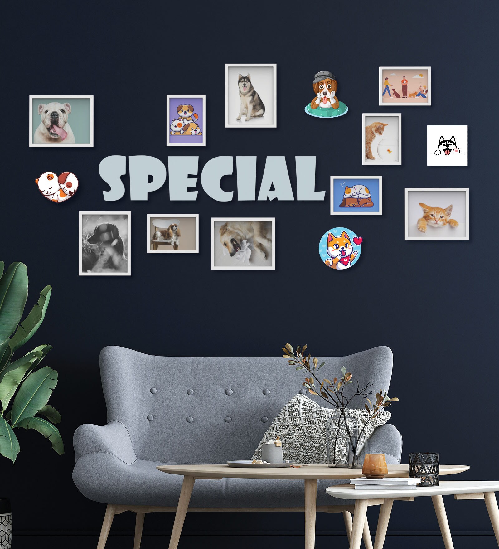 Buy Special (Set Of 10) White MDFCollage Photo Frames at 11 OFF by