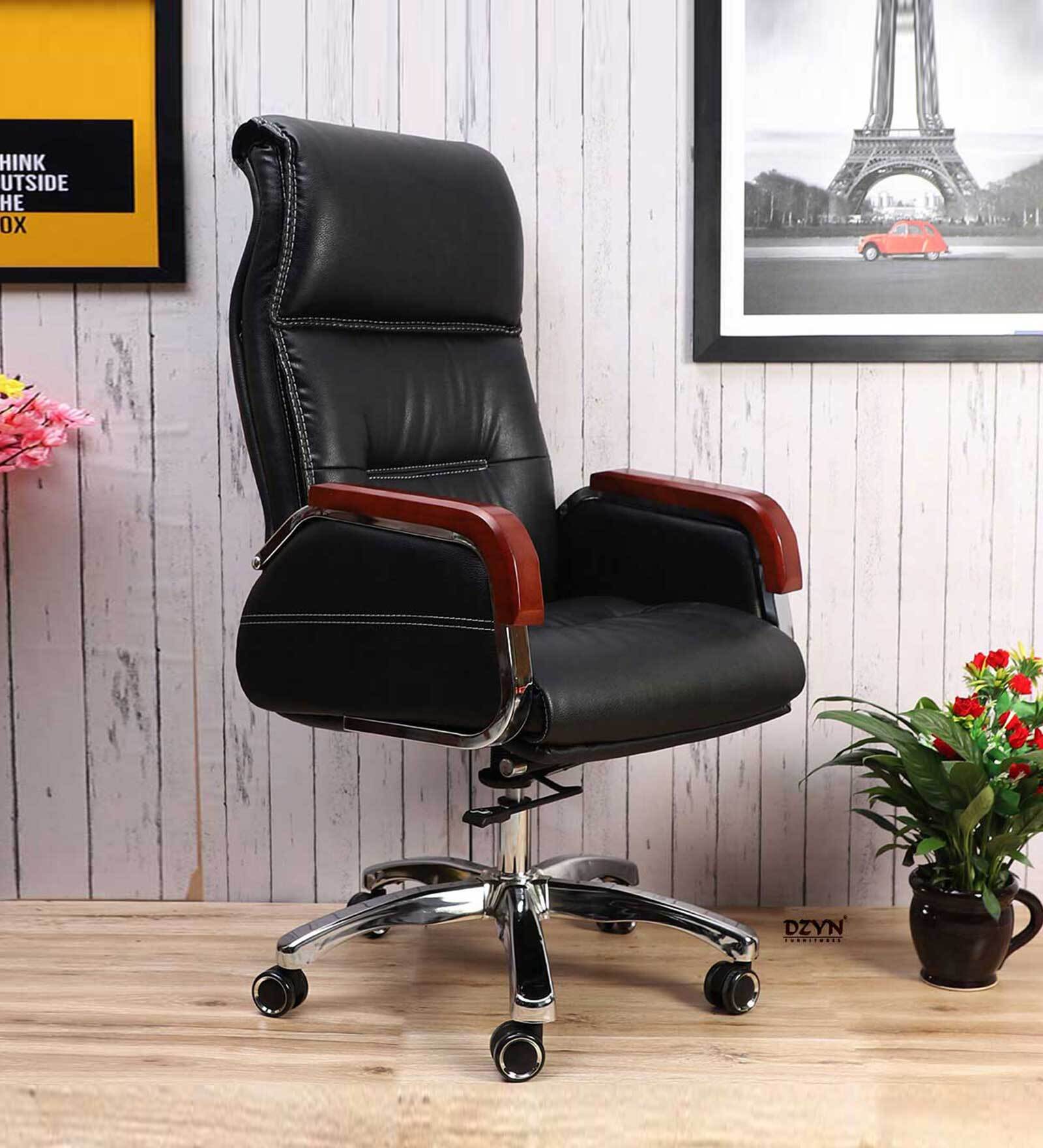 Sperity High Back Executive Chair In Black Colour
