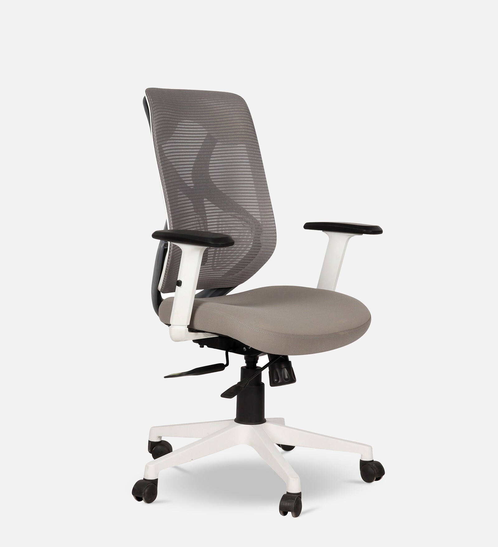 Spider Mid Back Ergonomic Chair In Grey Colour