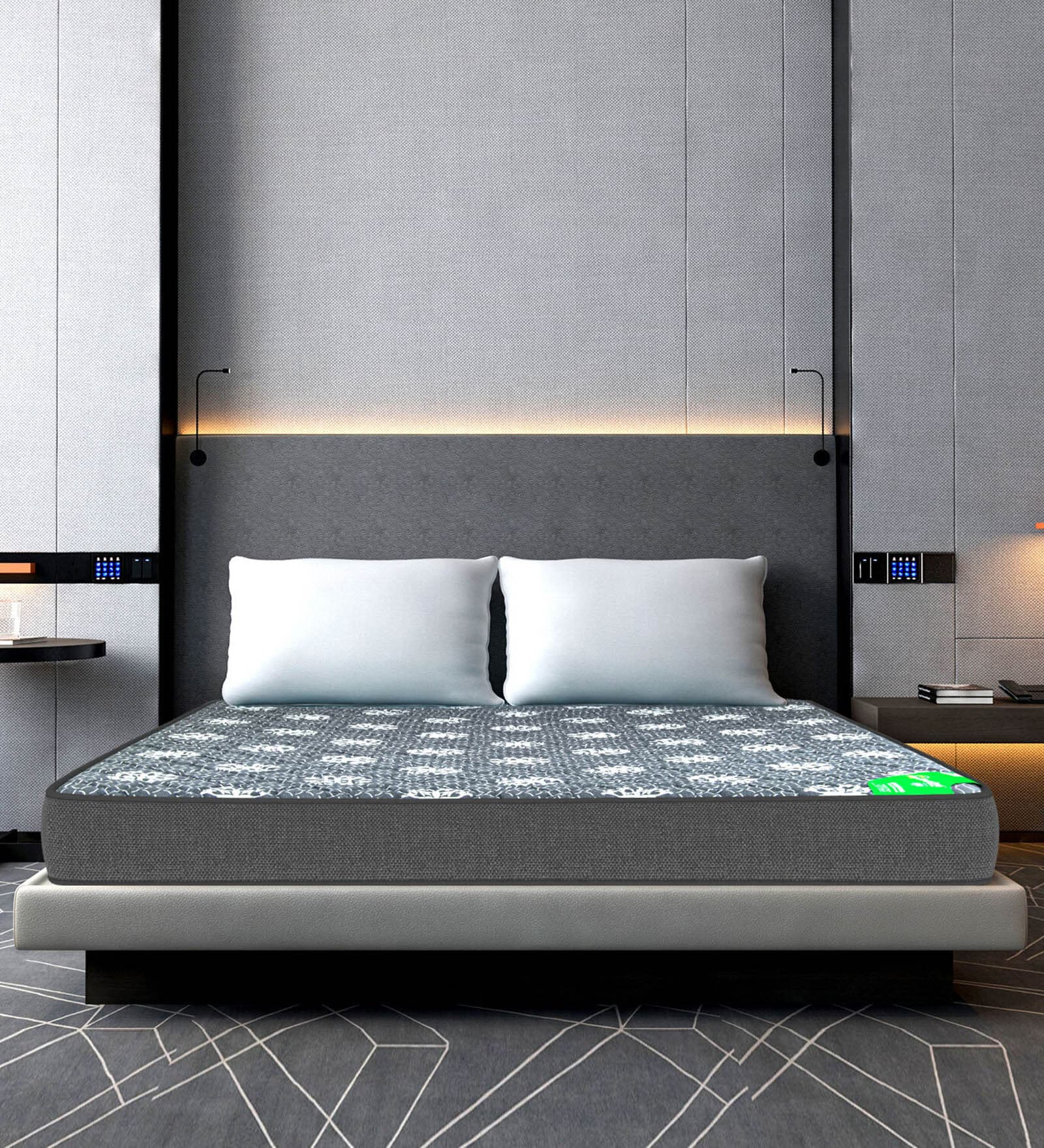 Spinebond 4 inch Rebonded Foam Single Mattress