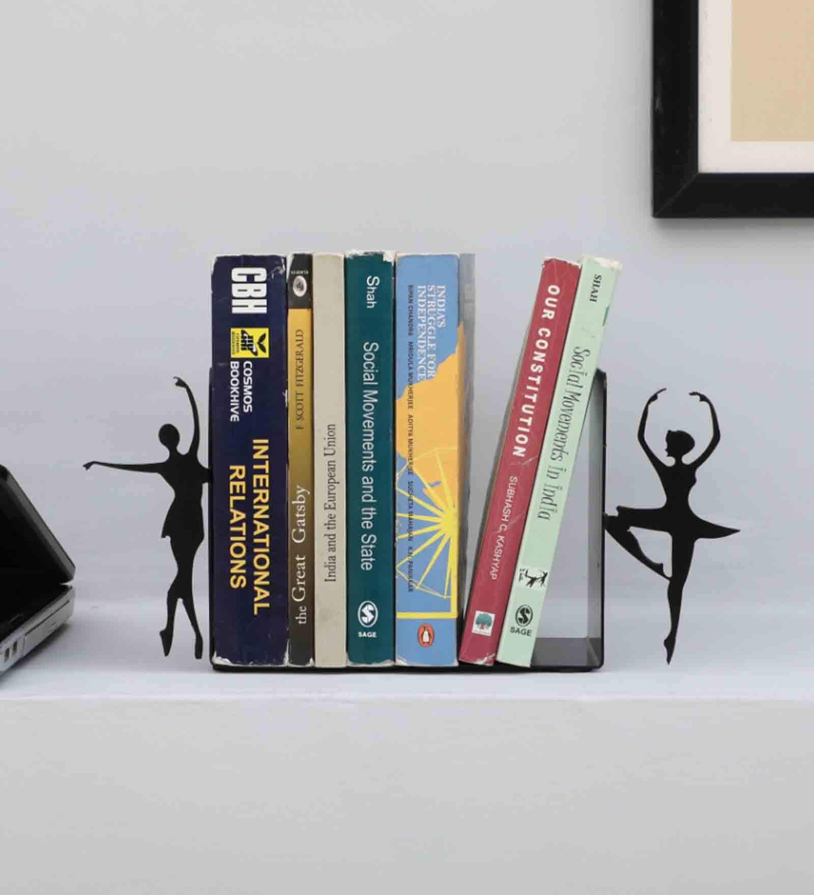 Spirit Of Dance Black Iron Bookend