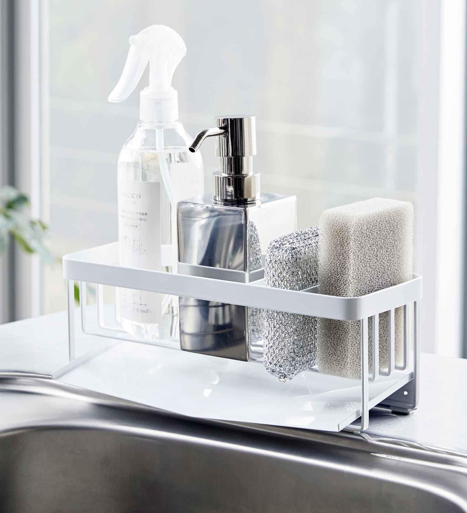White Carbon Steel Sponge Holder