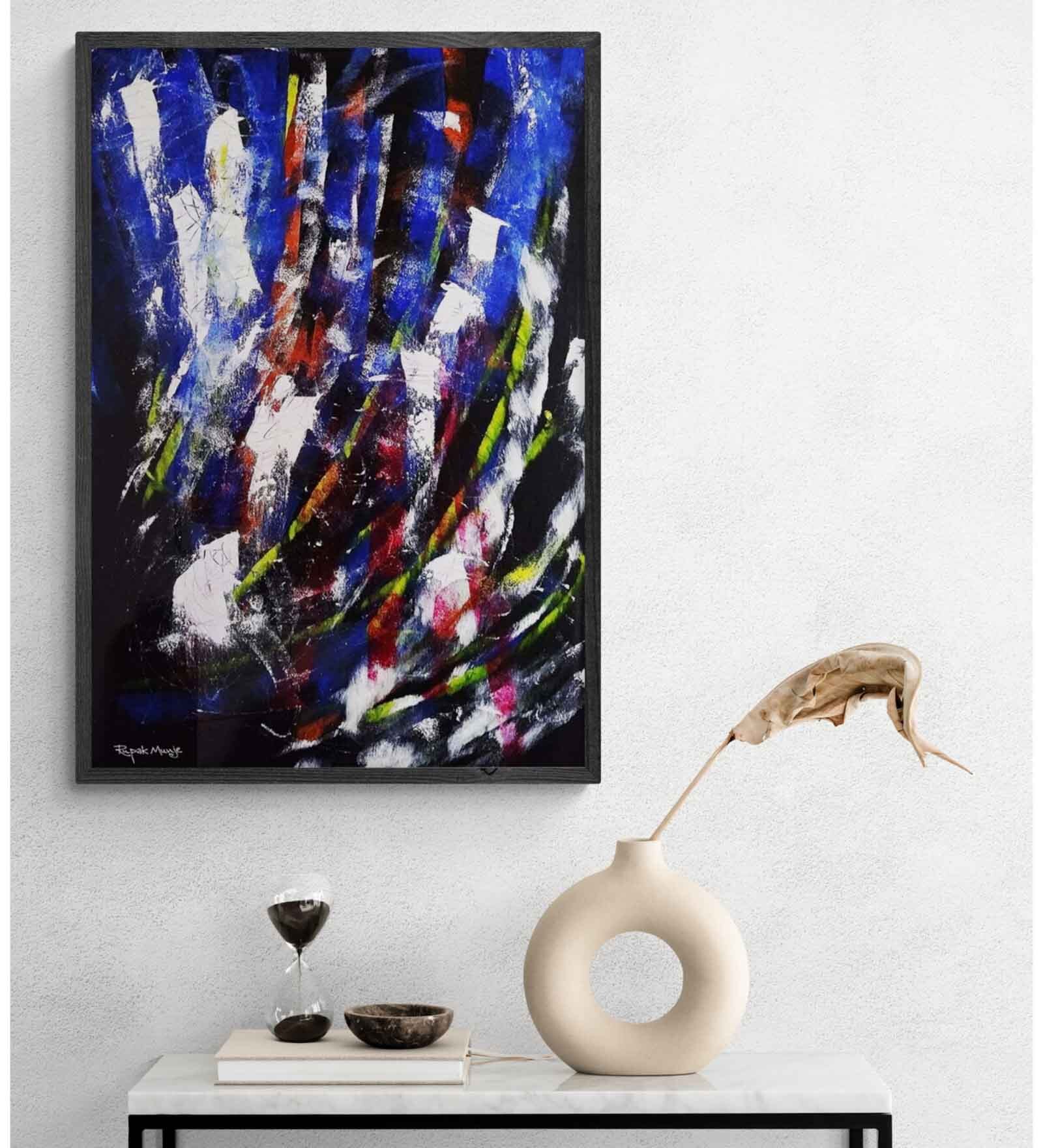 Spot The Bird Handmade Acrylic Paint On Canvas Unframed