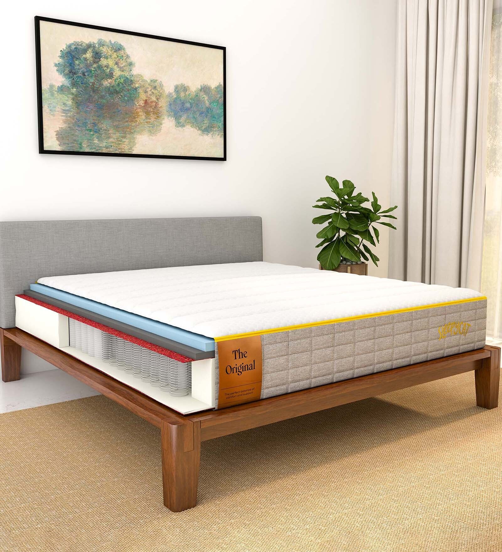 Spring 10 inch Memory Foam Single Mattress