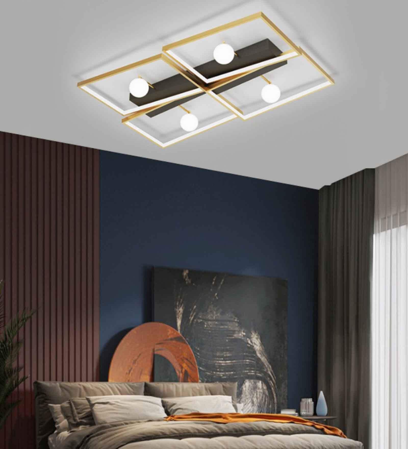 Spruce Gold LED Smart Voice Assist Chandelier