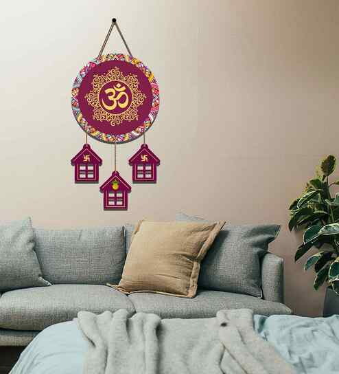 Om Symbol Wooden Wall Hanging