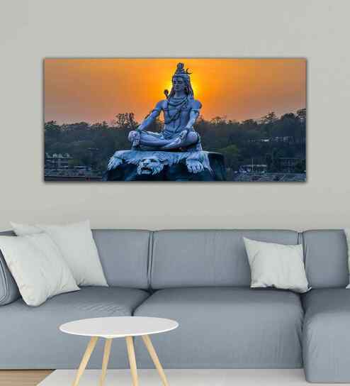 Spiritual Lord Shiva Wall Painting