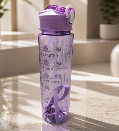 Sports Transparent Purple 900ml Bottle