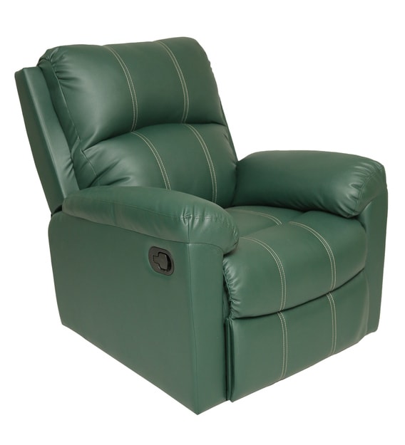 Buy Spino 1 Seater Recliner in Green Colour by Recliners India Online
