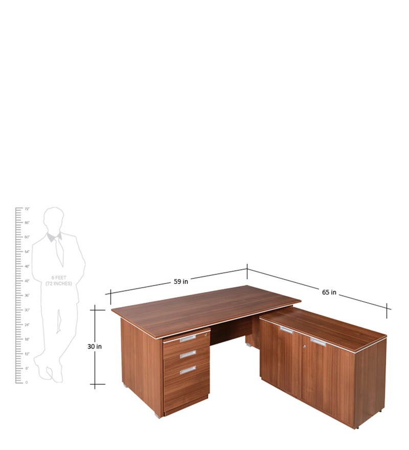 Buy Spacewood Nova Spacious Office Desk Set Online Modern Writing