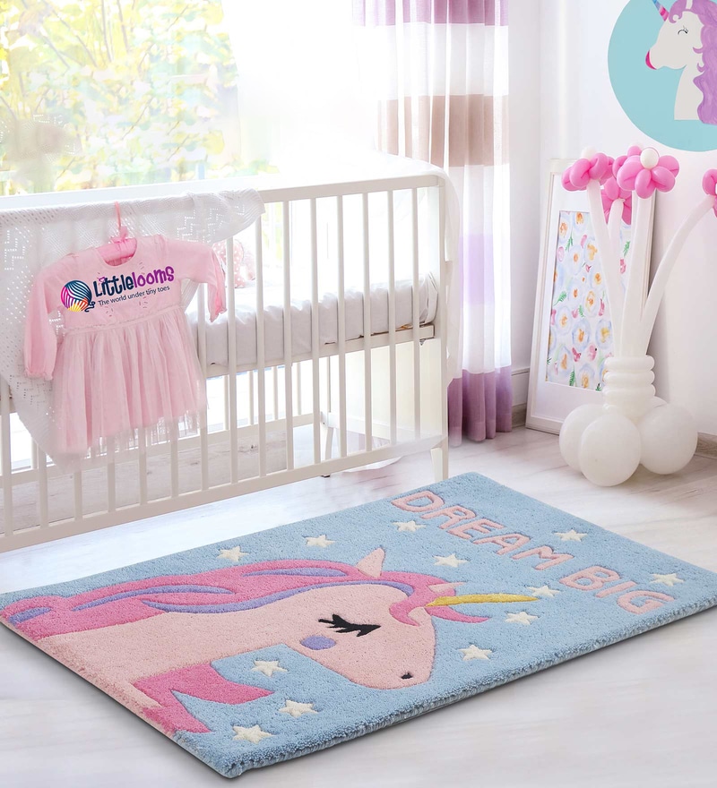 Buy Sparkle The Unicorn 3X5 Feet Carpet By Littlelooms Online