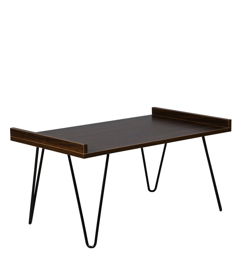Spencer Tray Style Coffee Table In Choco Walnut Finish By Live Home