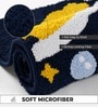 Blue Space Non-Slip Bath Mat (40x60 CM)
