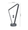 Space Grey Asymmetrix Ii Led Desk Lamp