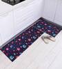 Space Life Digital Printed Max Absorbant Kitchen Floor Runner with Mat Combo