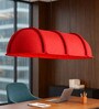 Space Ship   Red Luxury Acoustic Pendant Light (4 ft