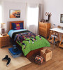 FCB Players Blue Single Bedsheet with 1 Pillow Cover