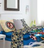 Marvel Avengers Blue Double Bedsheet with 2 Pillow Covers
