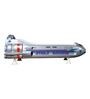 Spaceship Car Bed In Grey Colour