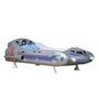 Spaceship Car Bed In Grey Colour