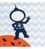 Spaceship Multicolour Canvas Set Of 3 Wall Art