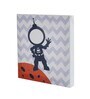 Spaceship Multicolour Canvas Set Of 3 Wall Art