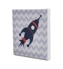 Spaceship Multicolour Canvas Set Of 3 Wall Art
