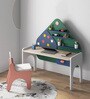 Spaceship Twin Seater Kids Study Table in Multi Colour