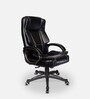 SpaceX Leatherette Executive Chair in Black Colour