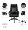 SpaceX Leatherette Executive Chair in Black Colour