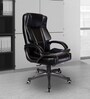 SpaceX Leatherette Executive Chair in Black Colour