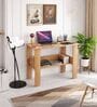 Spacio Study Desk In Canyon Oak Finish